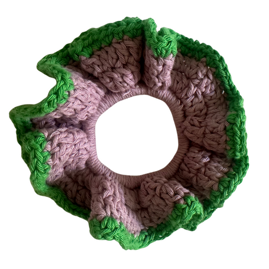 scrunchie LILA GRÜN