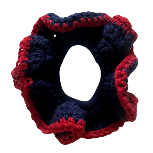 scrunchie  BLAU ROT