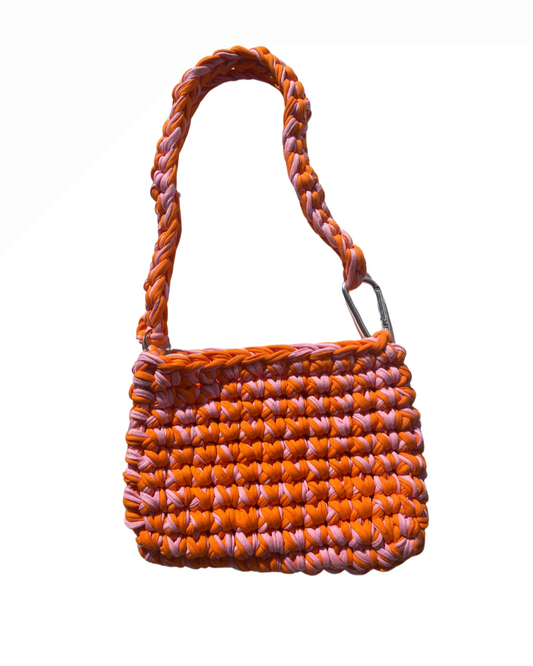 Umhängetasche ROSA + ORANGE