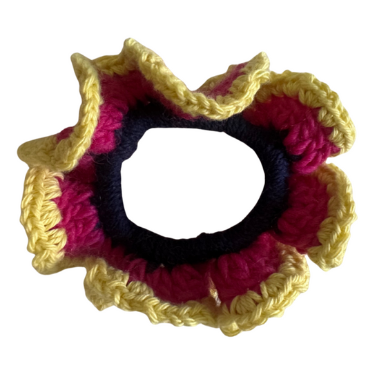 scrunchie BLAU PINK GELB